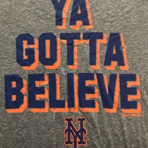 NY Mets Ya Gotta Believe T-Shirt (NWT)